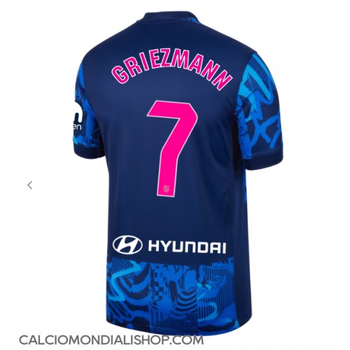 Maglie da calcio Atletico Madrid Antoine Griezmann #7 Terza Maglia 2024-25 Manica Corta